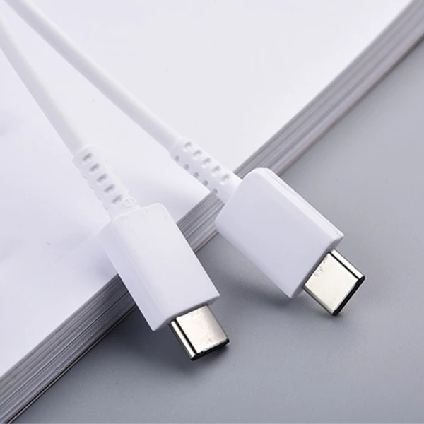کابل شارژر اورجینال دو سر تایپ سی سامسونگ مدل GH39-02103A،قابل استفاده در تمامی دستگاه های دارای پورت Type-c(کیفیت عالی)