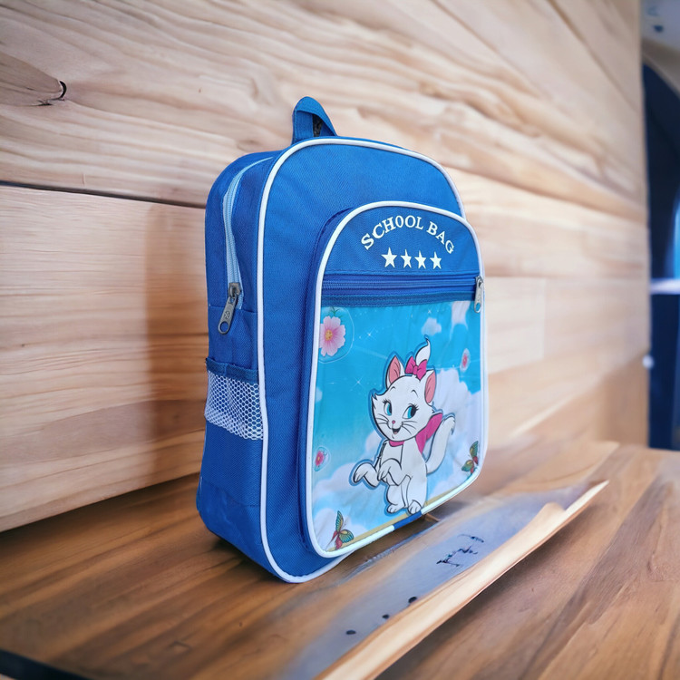 کیف مدرسه ای دو زیپ دخترانه SCHOOL BAG دارای 2 زیپ و 2 جیب توری در کناره کیف،مناسب مقطع ابتدایی (تخفیف ویژه)