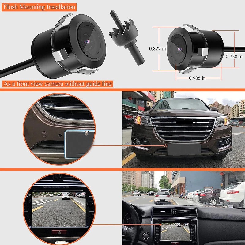 دوربین دنده عقب دو حالته خودرو (روکار و توکار) برند الترا اچ دی CAR CAMERA UHD،مجهز به خط کشی و صفحه رنگی (تخفیف ویژه)