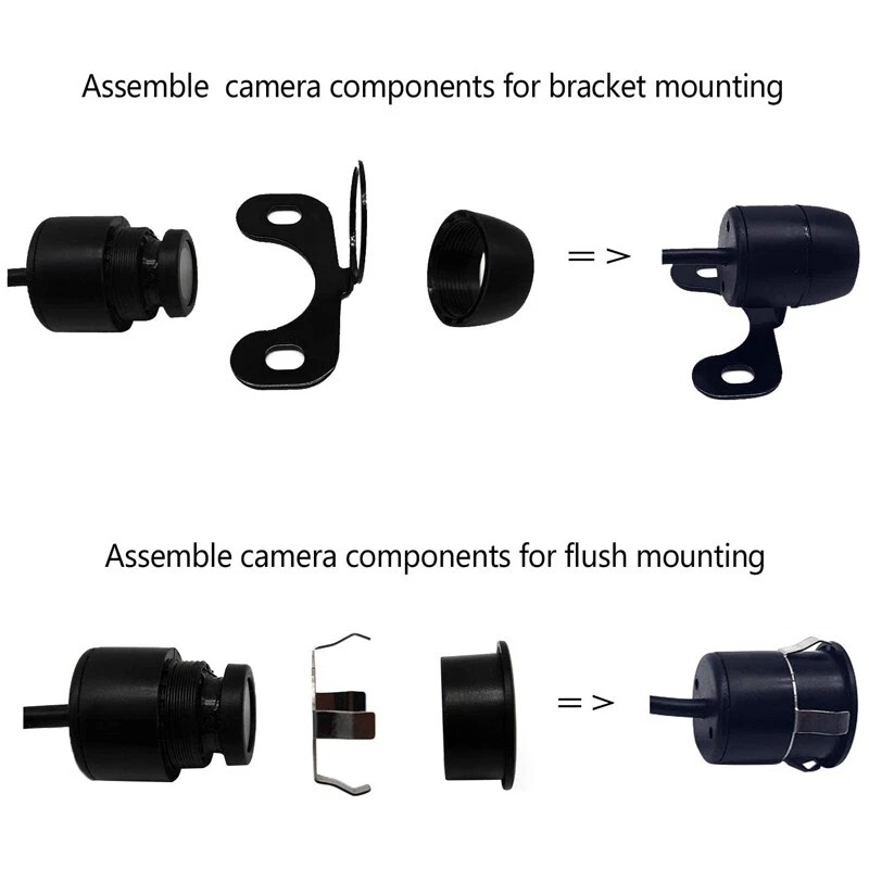 دوربین دنده عقب دو حالته خودرو (روکار و توکار) برند الترا اچ دی CAR CAMERA UHD،مجهز به خط کشی و صفحه رنگی (تخفیف ویژه)