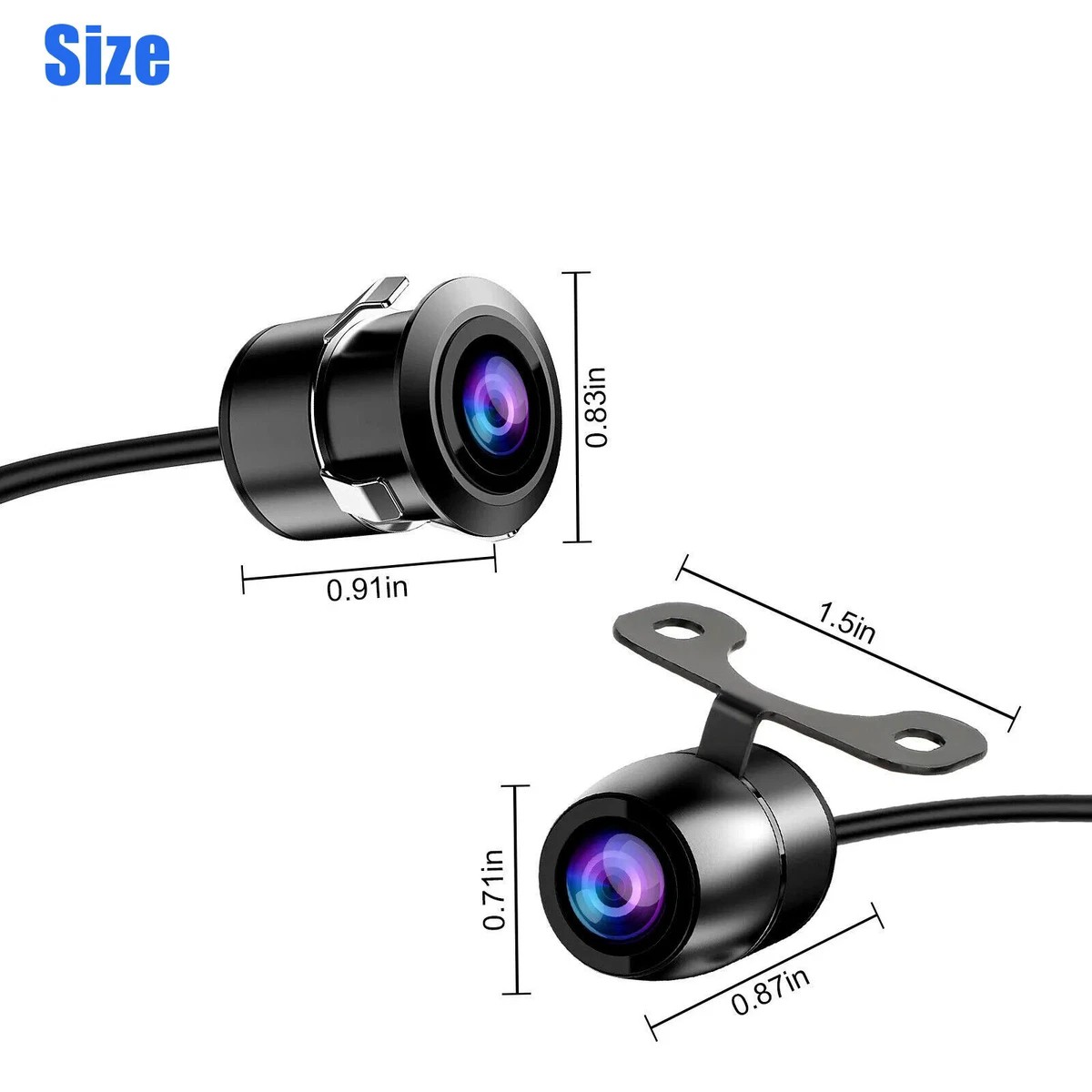 دوربین دنده عقب دو حالته خودرو (روکار و توکار) برند الترا اچ دی CAR CAMERA UHD،مجهز به خط کشی و صفحه رنگی (تخفیف ویژه)