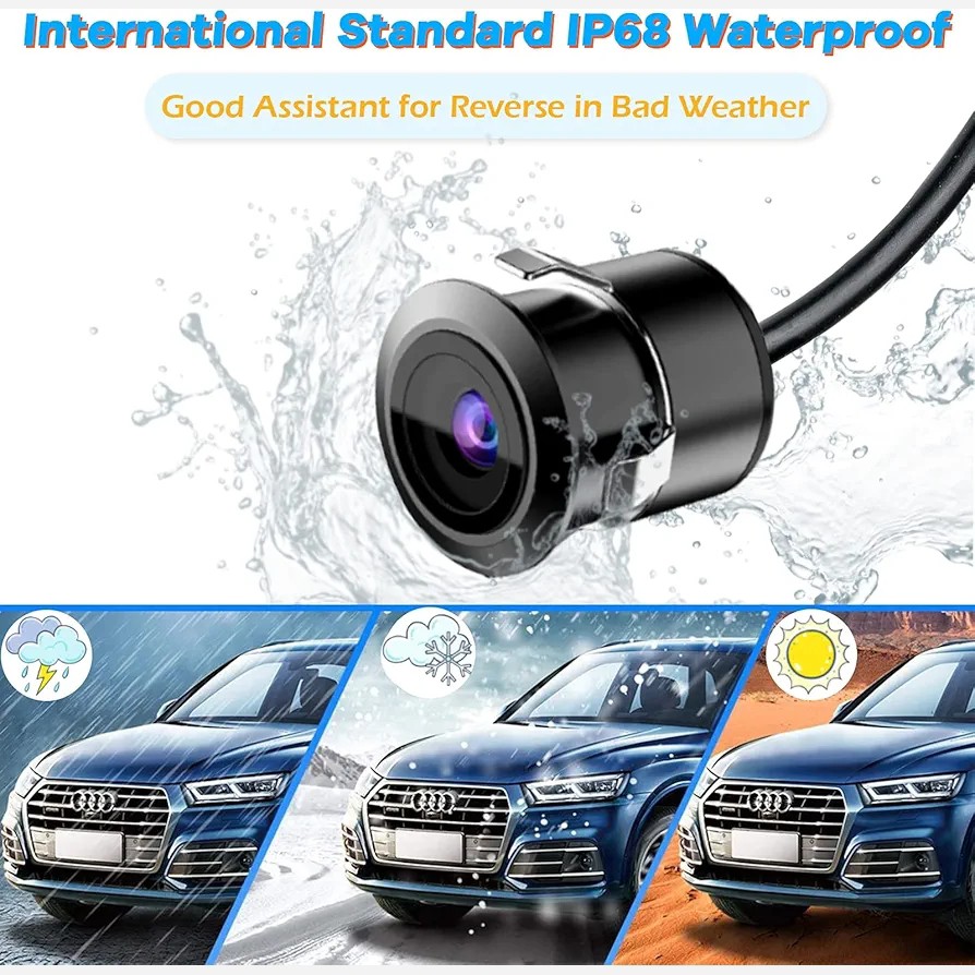 دوربین دنده عقب دو حالته خودرو (روکار و توکار) برند الترا اچ دی CAR CAMERA UHD،مجهز به خط کشی و صفحه رنگی (تخفیف ویژه)
