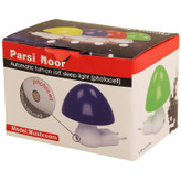 چراغ خواب فانتزی کودک طرح قارچ سنسور دار برند پارسی نور Parsi Noor،مجهز به سنسور جهت قطع و وصل اتوماتیک (تخفیف ویژه)
