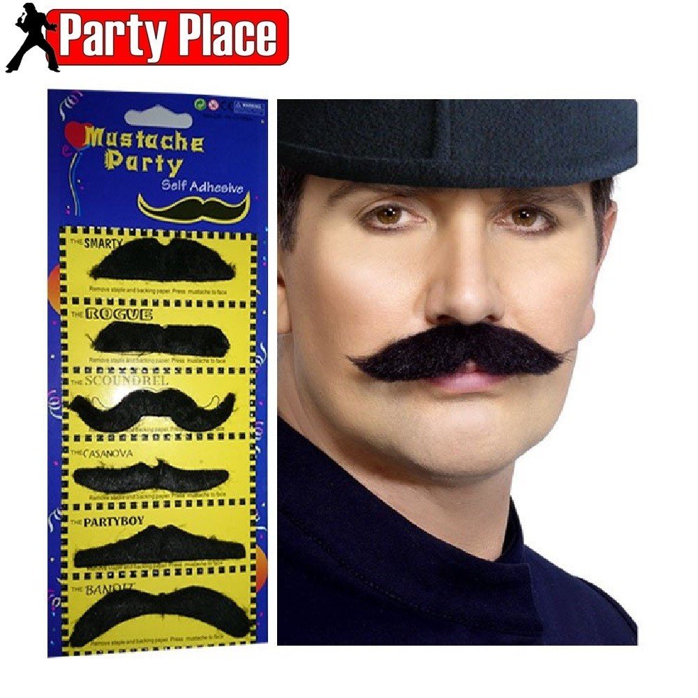 سیبیل مصنوعی مدل Mustache Party بسته 1 عددی