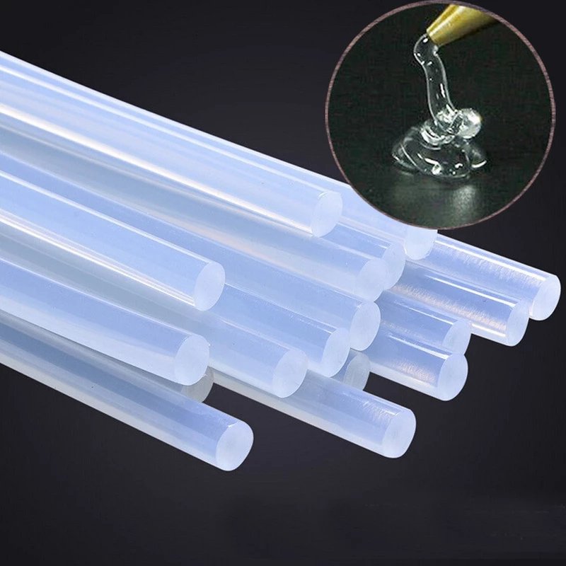چسب حرارتی رزین و چسب شمال با قطر 7 میلی متر،قابل استفاده در کارهای هنری،بسته 5 عددی (تخفیف ویژه)