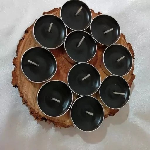شمع وارمر میلاد کندل مشکی (شمع محرم،شام غریبان،تاسوعا،عاشورا،شمع ختم عزاداری،شمع مراسم مذهبی،شمع سکه ای) بسته 1 عددی