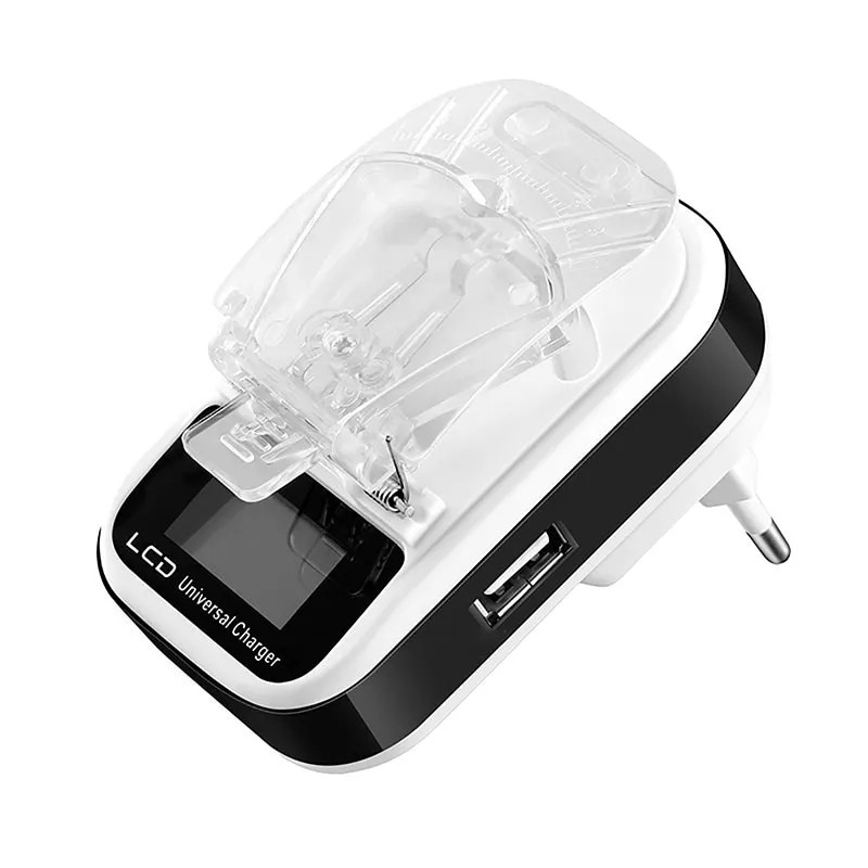 شارژر خرچنگی همه کاره پایه بلند (اورجینال) مدل LCD USB دار،با قابلیت شارژ موبایل از طریق پورت USB (شارژر همه کاره)