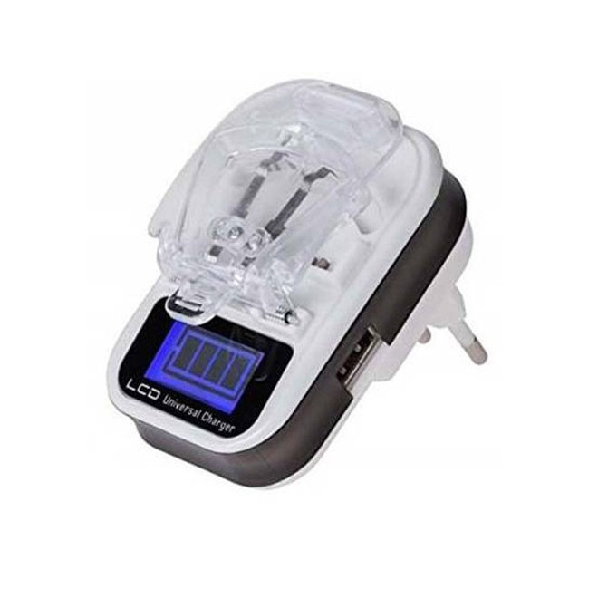 شارژر خرچنگی همه کاره پایه بلند (اورجینال) مدل LCD USB دار،با قابلیت شارژ موبایل از طریق پورت USB (شارژر همه کاره)