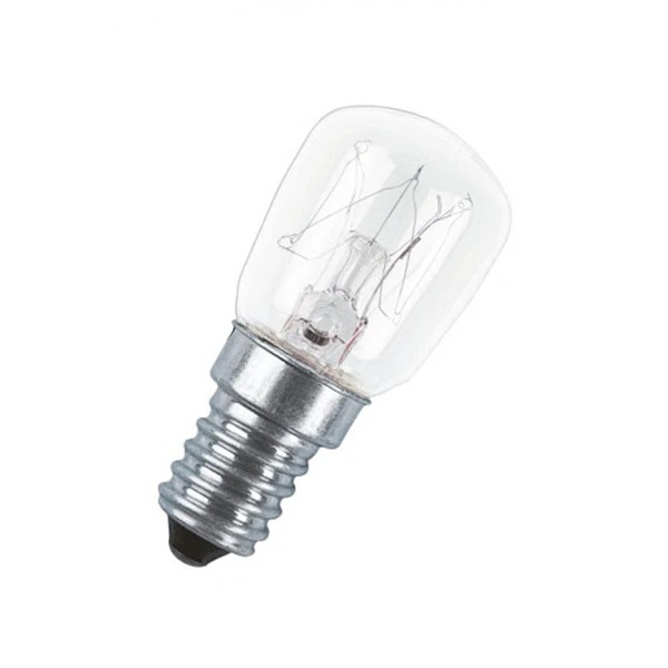 لامپ یخچال و فریزر 230 ولت 15 وات پایه شمعی E14 لامپ ST26 E14S 230V 15W CLEAR (لامپ شب خواب)