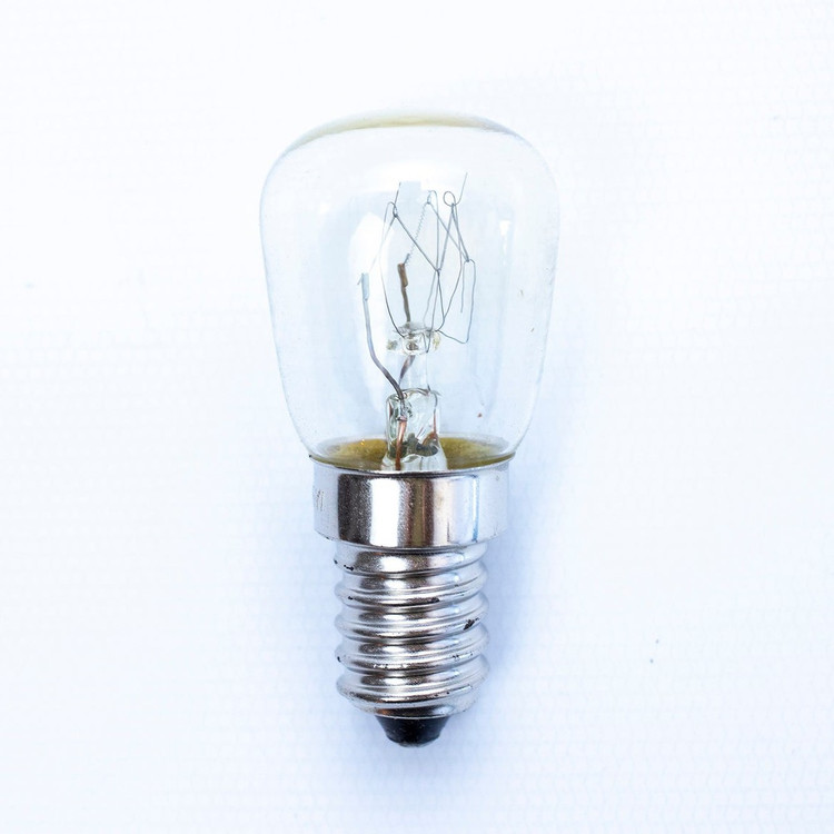 لامپ یخچال و فریزر 230 ولت 15 وات پایه شمعی E14 لامپ ST26 E14S 230V 15W CLEAR (لامپ شب خواب)