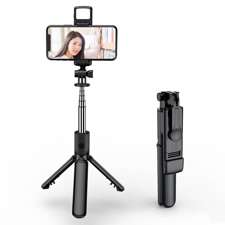 سه پایه و مونوپاد بلوتوثی حرفه ای مدل S10،دارای ریموت کنترل از راه دور،قابلیت چرخش 360 درجه،پایه های محکم و ضد لغزش