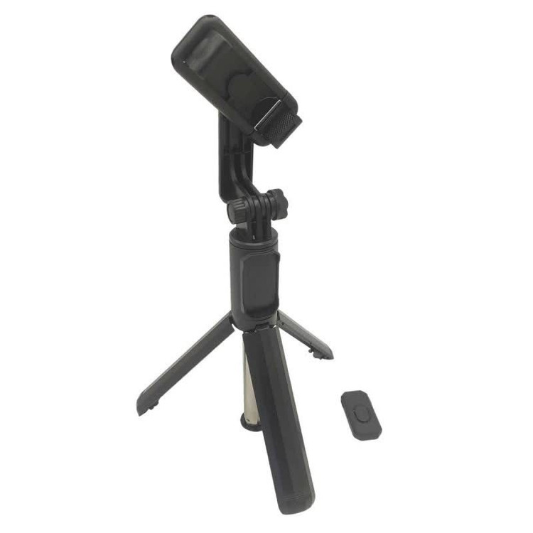 سه پایه و مونوپاد بلوتوثی حرفه ای مدل S10،دارای ریموت کنترل از راه دور،قابلیت چرخش 360 درجه،پایه های محکم و ضد لغزش