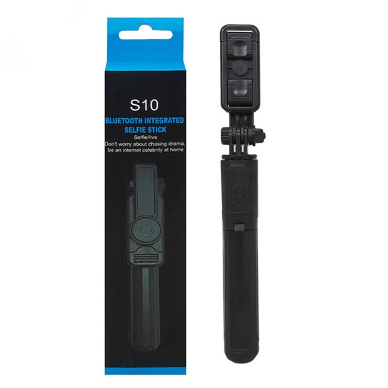 سه پایه و مونوپاد بلوتوثی حرفه ای مدل S10،دارای ریموت کنترل از راه دور،قابلیت چرخش 360 درجه،پایه های محکم و ضد لغزش