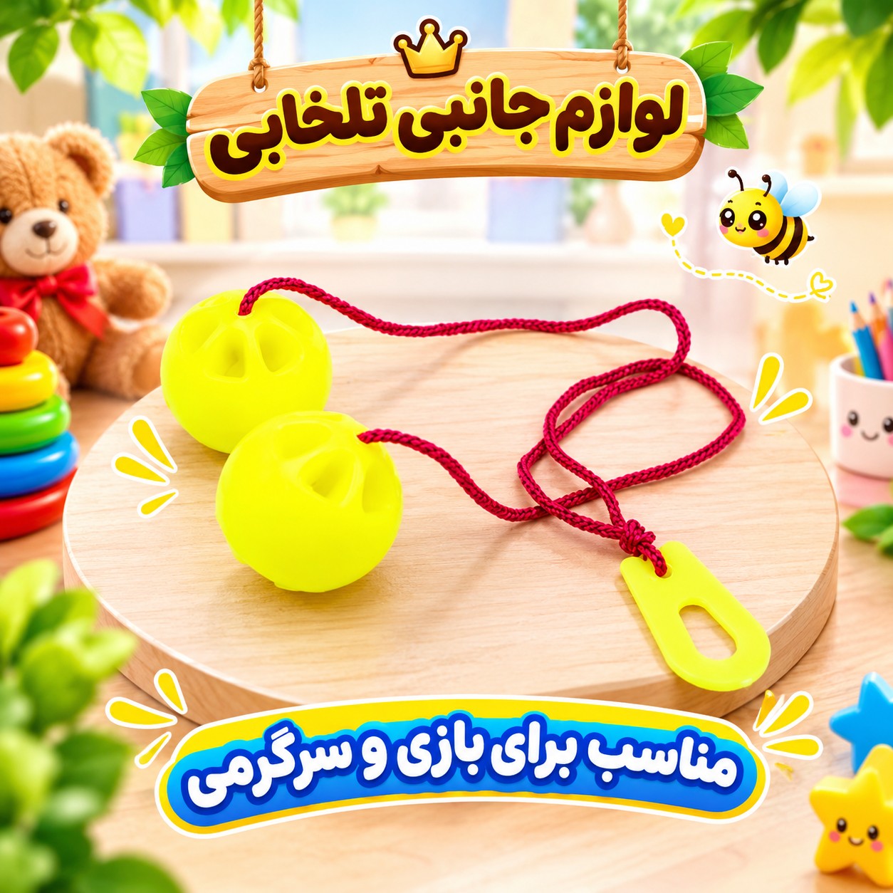 اسباب بازی نوستالژیک و پرطرفدار مدل تق تقی لانه زنبوری،مناسب برای ایجاد تمرکز و تقویت حرکات دست (تخفیف ویژه)