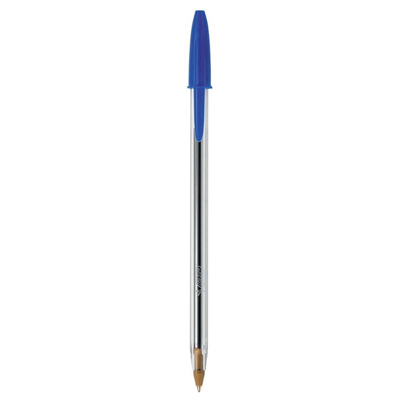 خودکار بیک 1 میلی متر Cristal Medium دارای نوک ساچمه ای،بدنه پلاستیکی و درپوش گیره ای (بسته 1 عددی)