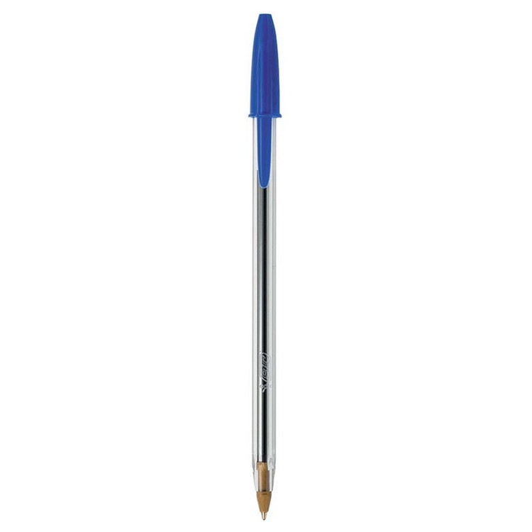 خودکار بیک 1 میلی متر Cristal Medium دارای نوک ساچمه ای،بدنه پلاستیکی و درپوش گیره ای (بسته 1 عددی)