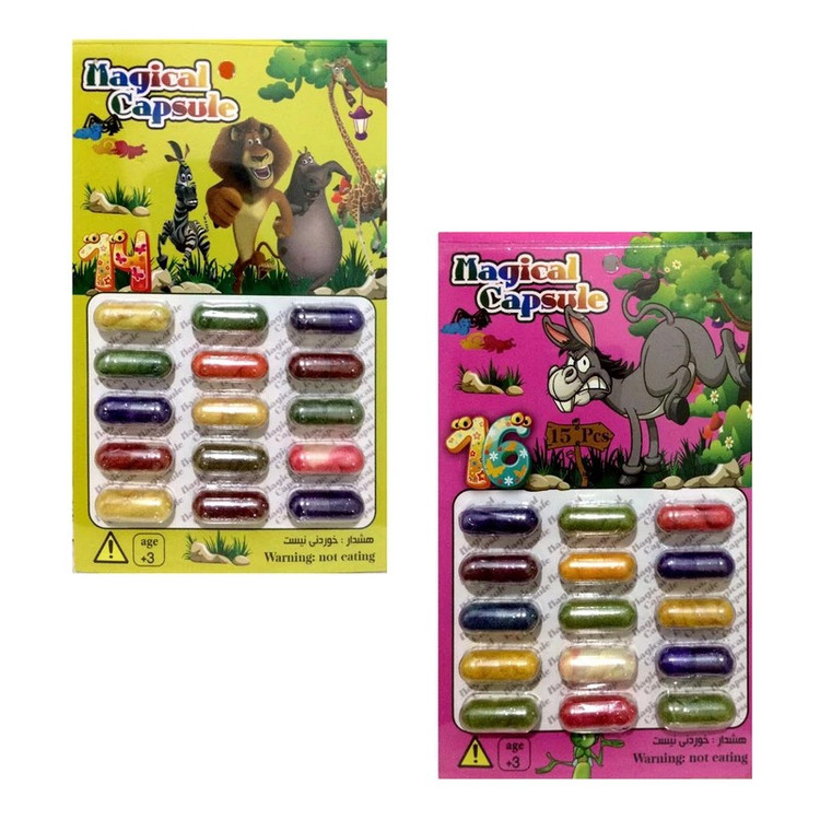 ابزار شوخی مدل لوبیای سحر آمیز (کپسول جادویی) MAGIC BEAN یک ورق 15 عددی (تخفیف ویژه)