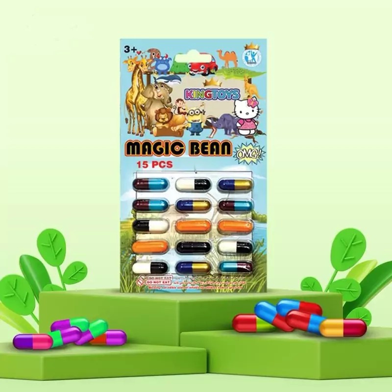 ابزار شوخی مدل لوبیای سحر آمیز (کپسول جادویی) MAGIC BEAN یک ورق 15 عددی (تخفیف ویژه)