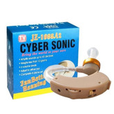 سمعک باتری خور (پشت گوش) برند سایبر سونیک مدل JZ-1088A2،رنگ کرم،بدون نیاز به قالب گیری (مجهز به سیستم ANC) کیفیت عالی