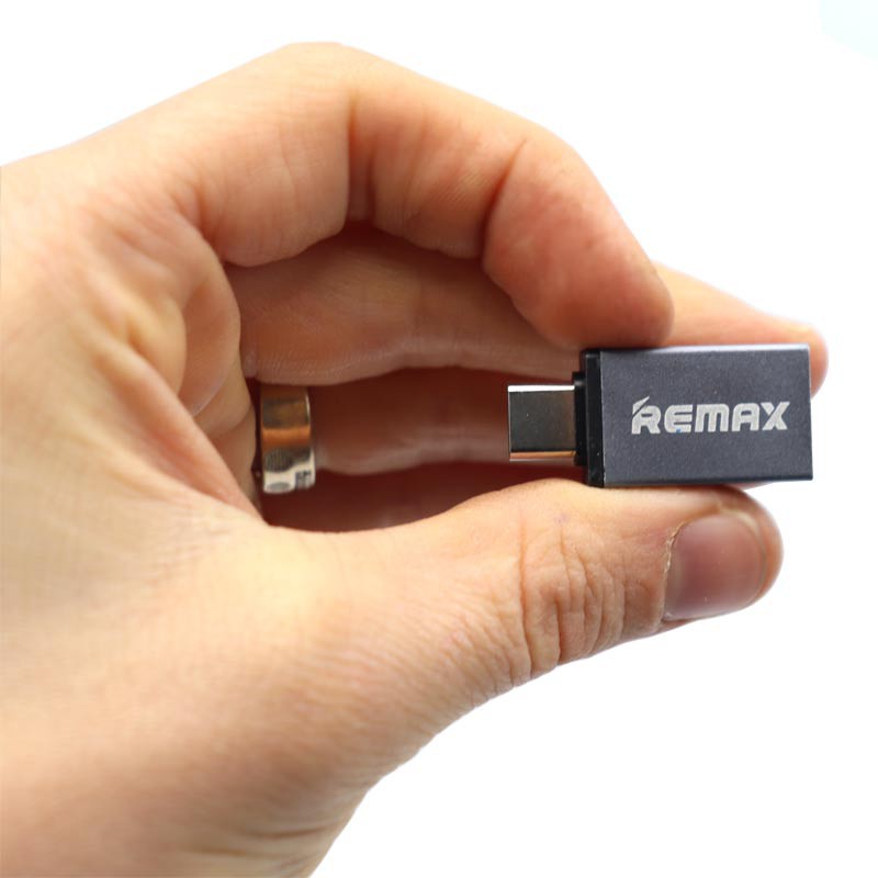 تبدیل او تی جی OTG فلزی تایپ سی مدل ریمکس REMAX،دارای طراحی مات و کلاسیک،مناسب برای شارژ و انتقال اطلاعات (تبدیل otg)