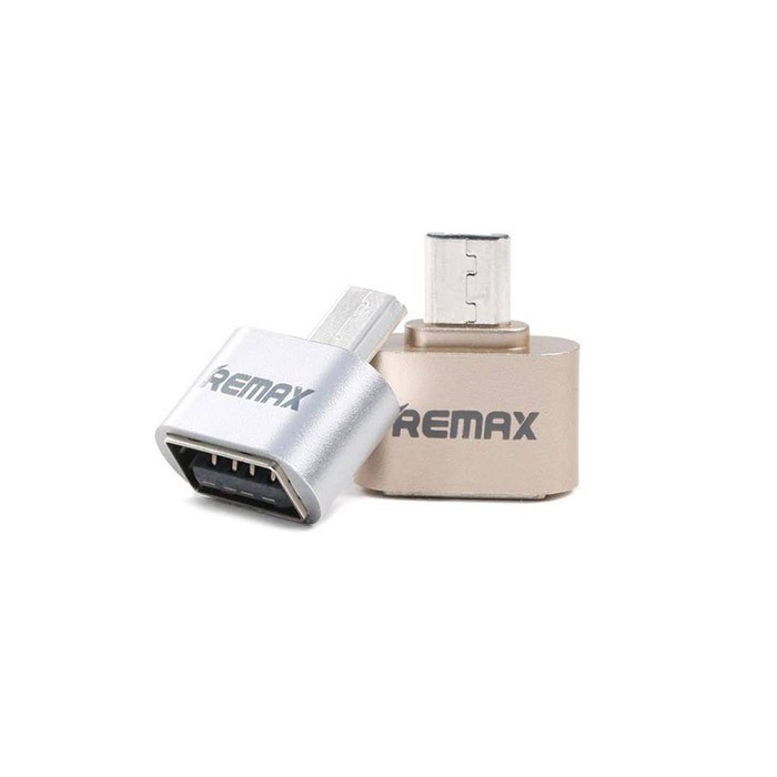 تبدیل او تی جی OTG فلزی میکرو به USB مدل ریمکس،دارای طراحی مات و کلاسیک،طراحی کوچک و جمع و جور،حمل آسان (تبدیل otg)