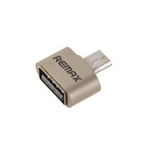 تبدیل او تی جی OTG فلزی میکرو به USB مدل ریمکس،دارای طراحی مات و کلاسیک،طراحی کوچک و جمع و جور،حمل آسان (تبدیل otg)