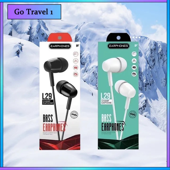 هندزفری باسیم EARPHONES مدل L29،مناسب برای مکالمه،گیمینگ،ورزش،کاربری عمومی،کیفیت فوق العاده عالی (تخفیف ویژه)