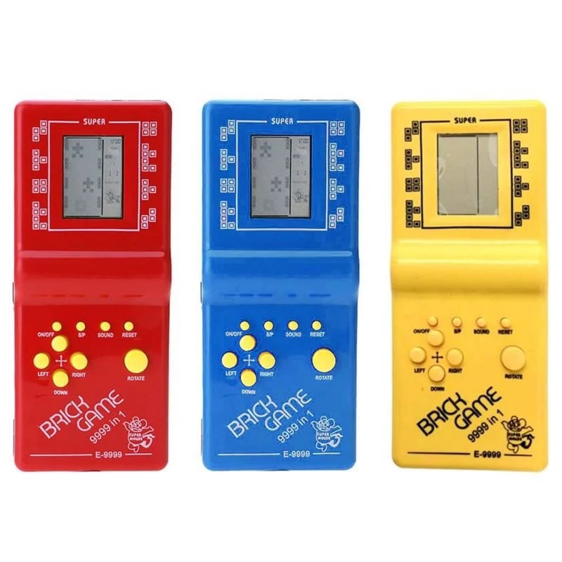 اسباب بازی مدل آتاری دستی (نوستالژی) BRICK GAME E-9999،دارای 9 بازی متفاوت،یک بازی قدیمی و خاطره انگیز (تخفیف ویژه)