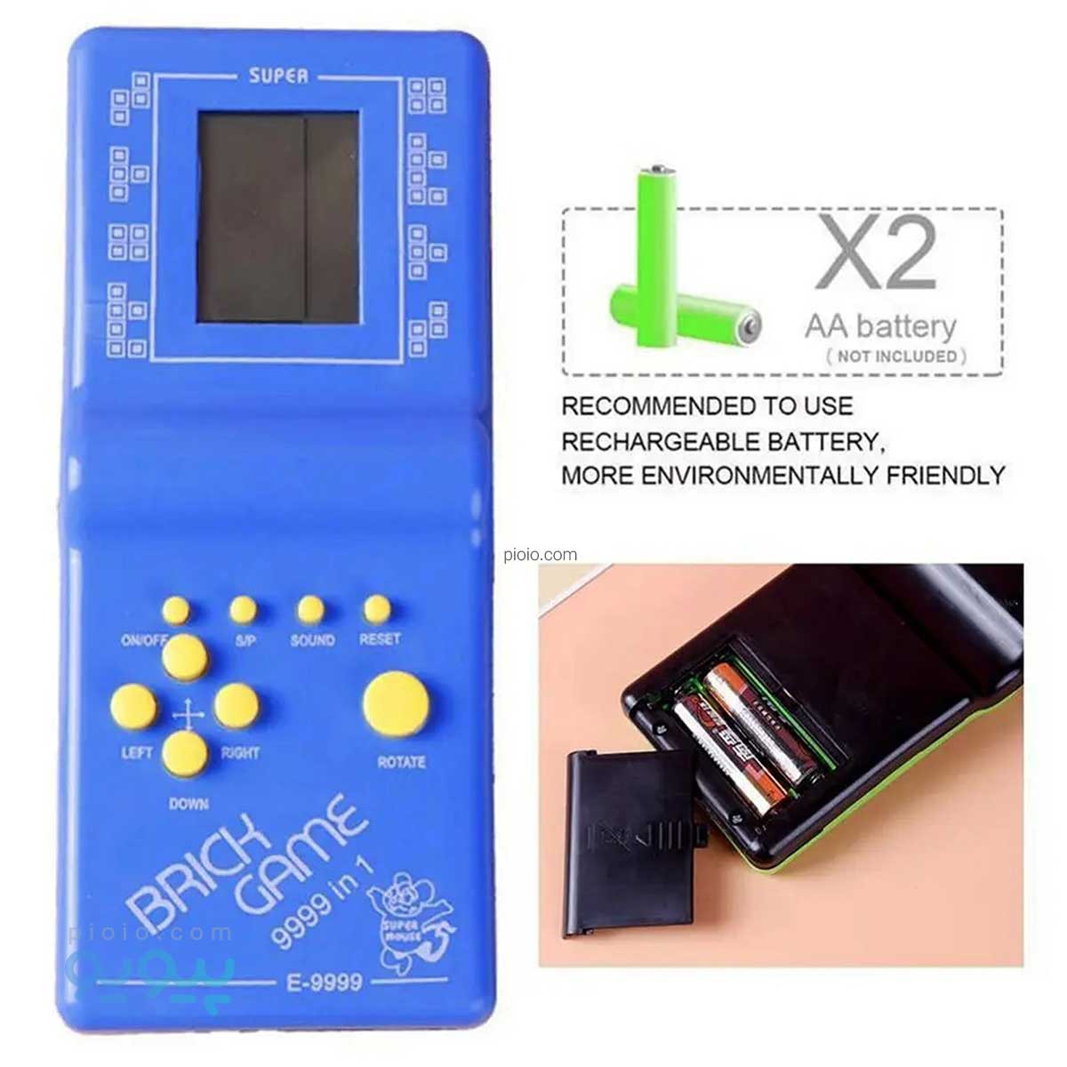 اسباب بازی مدل آتاری دستی (نوستالژی) BRICK GAME E-9999،دارای 9 بازی متفاوت،یک بازی قدیمی و خاطره انگیز (تخفیف ویژه)