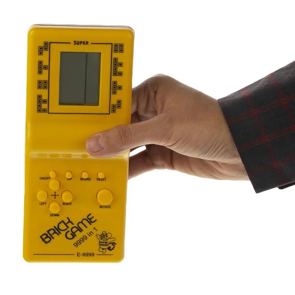 اسباب بازی مدل آتاری دستی (نوستالژی) BRICK GAME E-9999،دارای 9 بازی متفاوت،یک بازی قدیمی و خاطره انگیز (تخفیف ویژه)
