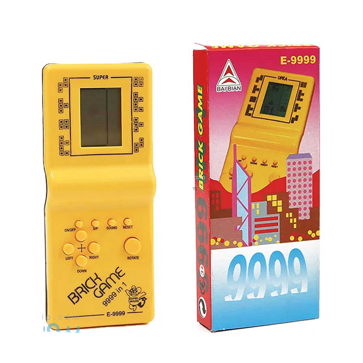 اسباب بازی مدل آتاری دستی (نوستالژی) BRICK GAME E-9999،دارای 9 بازی متفاوت،یک بازی قدیمی و خاطره انگیز (تخفیف ویژه)