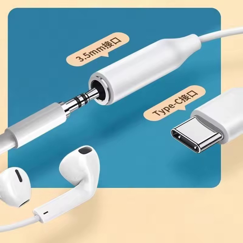 تبدیل Type-C به جک 3.5 میلیمتری (AUX)،مناسب اتصال انواع هدفون و هندزفری به موبایل و تبلت دارای پورت Type-C (کیفیت عالی)