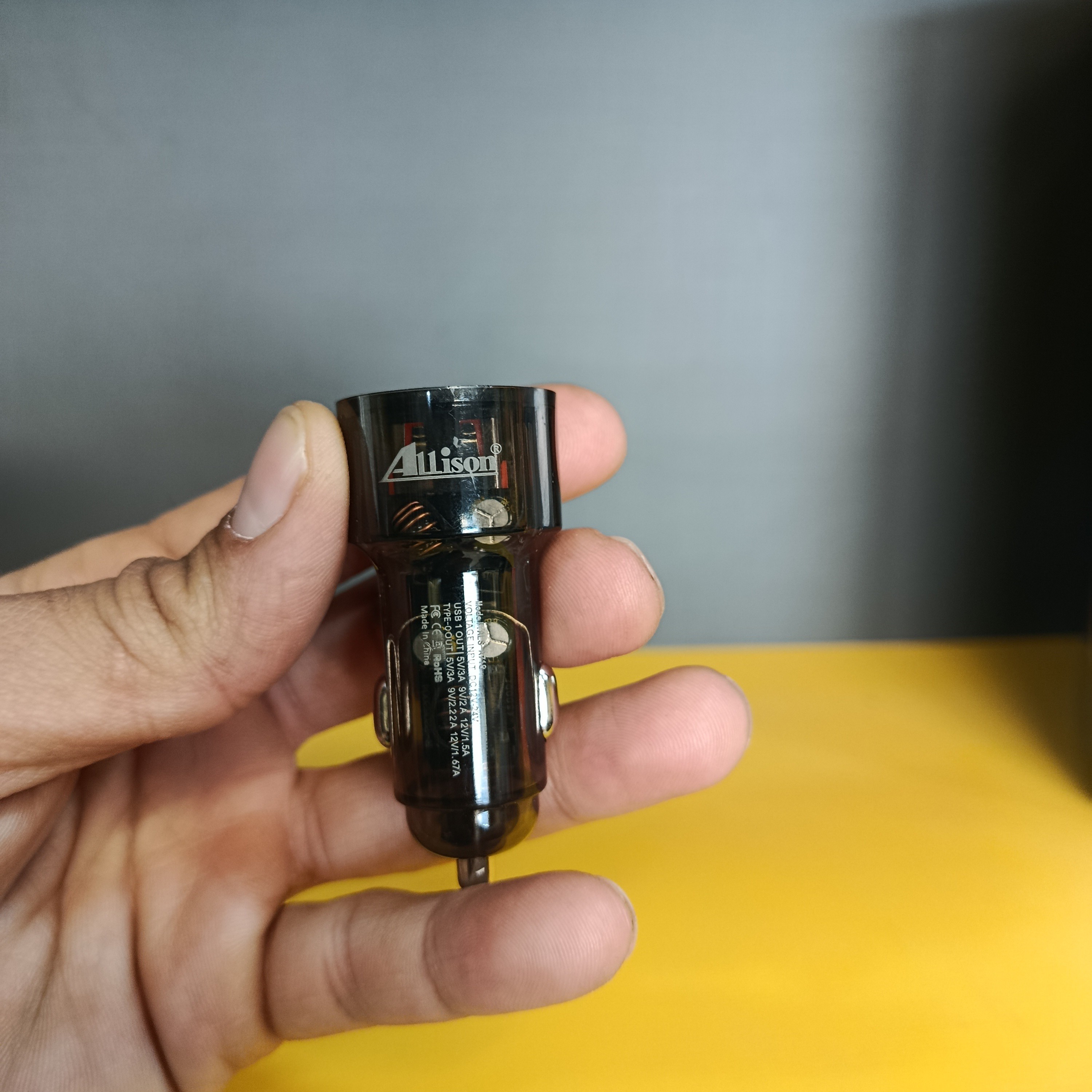 شارژر فندکی فست شارژ 48W انتی شوک مدل Allison