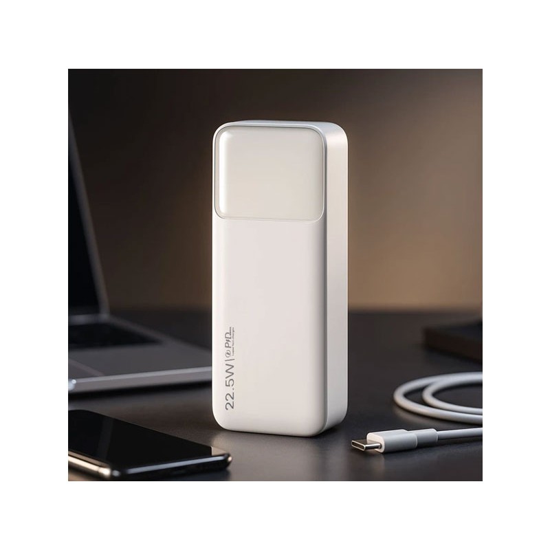 پاوربانک فست شارژ لوینو مدل N-19 ظرفیت 30000mAh شارژ سریع خروجی 22.5 وات