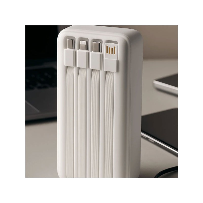 پاوربانک فست شارژ لوینو مدل N-19 ظرفیت 30000mAh شارژ سریع خروجی 22.5 وات