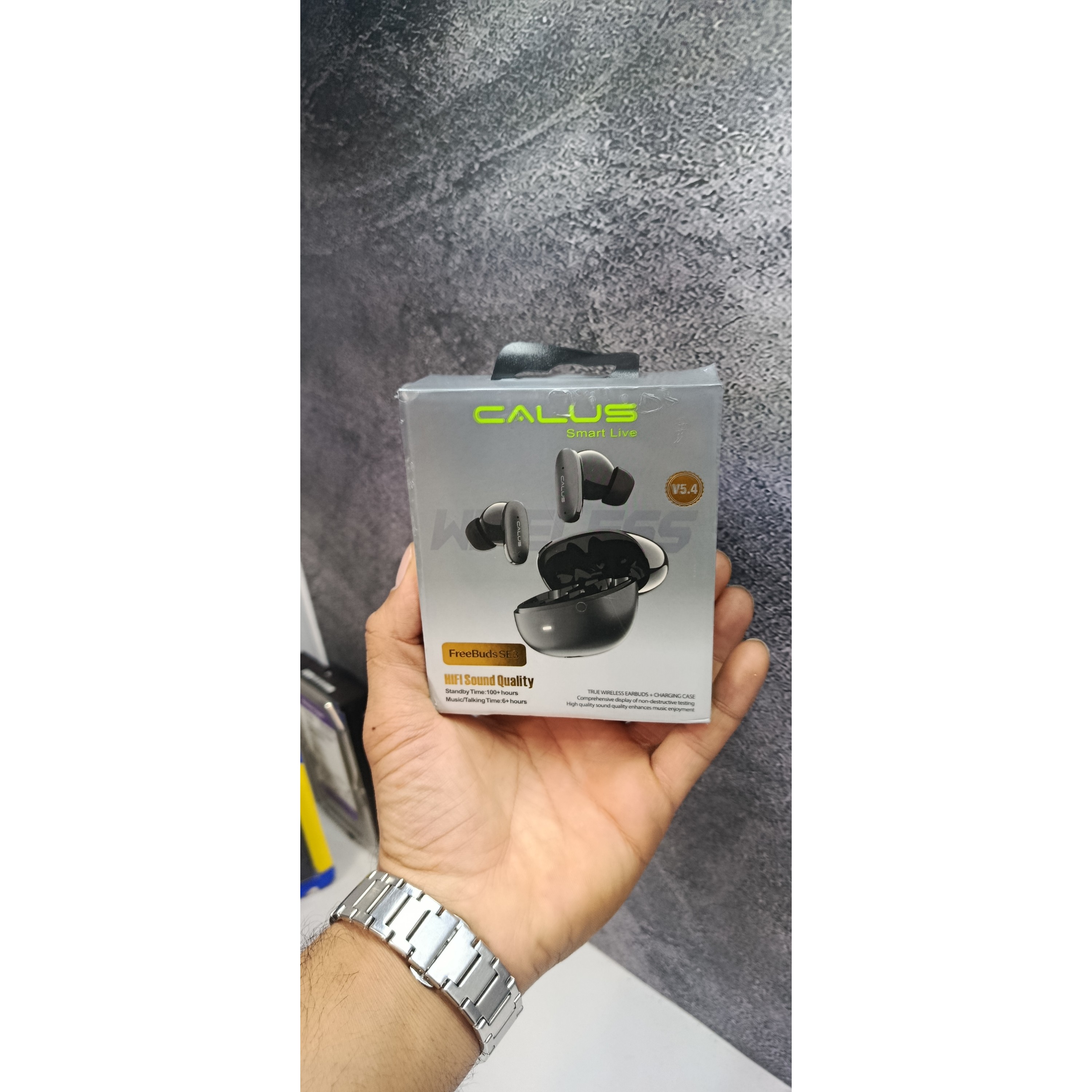 ایرپاد گیمینگ.هندزفری بلوتوثی کالوس CALUS مدل FreeBuds V5.4 با کیفیت صدای HiFi.مکالمه قوی