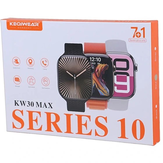 ساعت هوشمند طرح اپل واچ دارای 7بند مدلkw30max