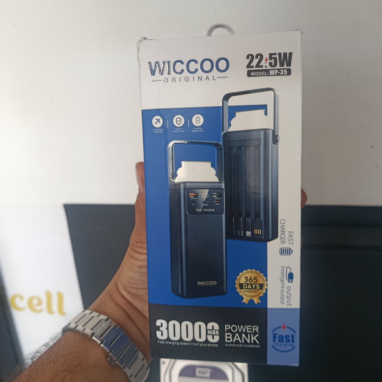پاوربانک 30000 میلیآمپر ویکو (Wiccoo) مدل WP-35
