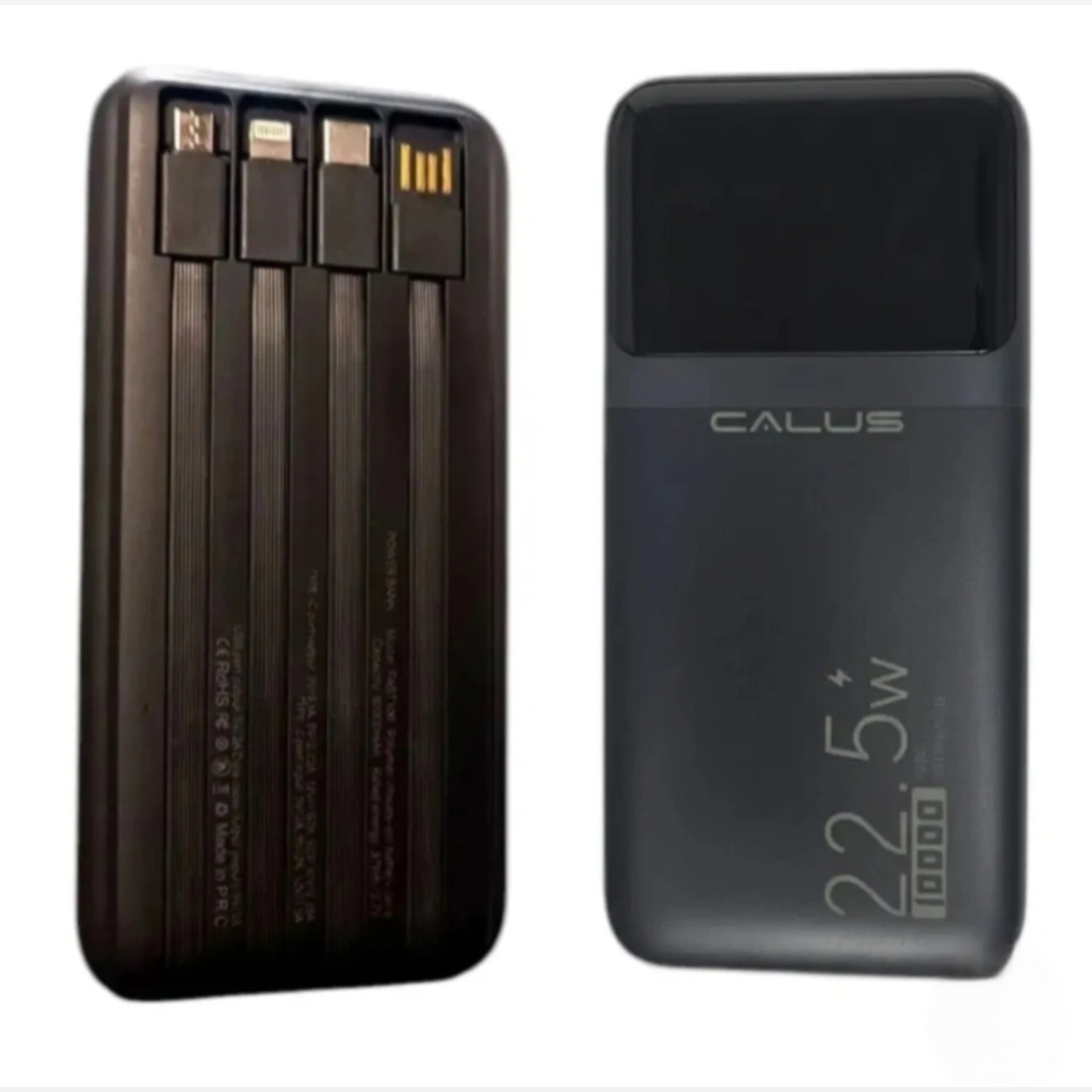 پاور بانک فست شارژ کابل دار 10000ma مدل calus fast 108pro