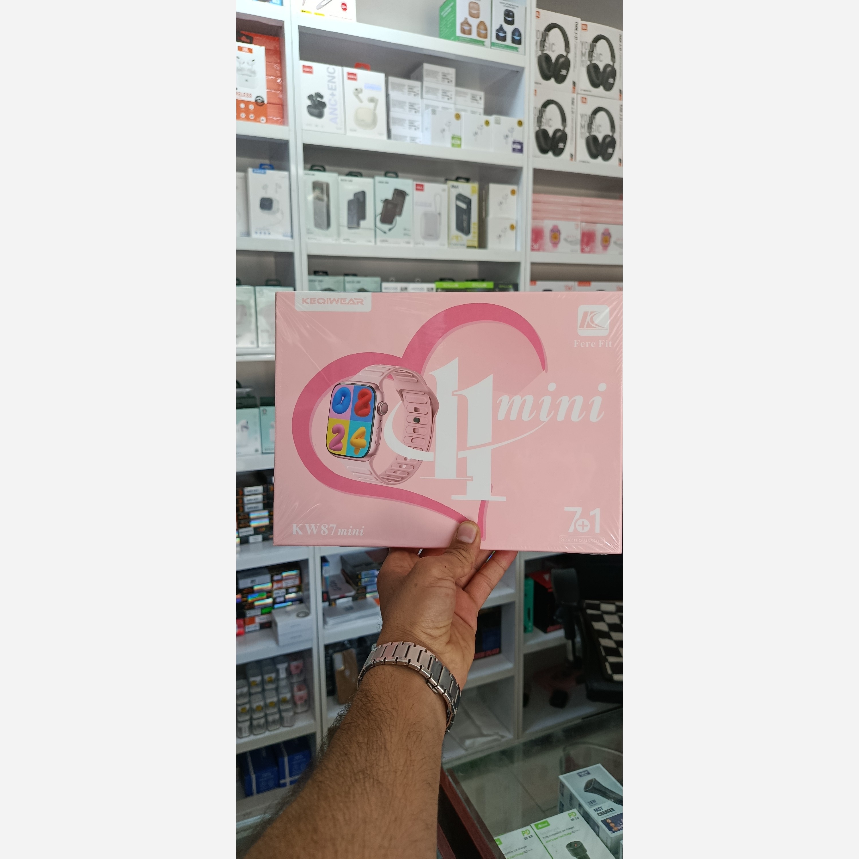 ساعت هوشمند مینی مناسب بانوان و اقایان مدل wismex87mini