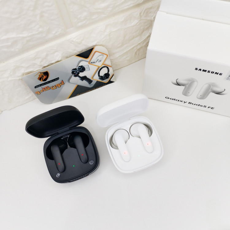 هندزفری بلوتوثی سامسونگ Galaxy Buds5 FE کیفیت فوق العاده ایرپاد لمسی مناسب موزیک مکالمه گیم ورزش مناسب اندرویدایفون