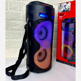 اسپیکر بلوتوثی طرح چشم میکروفون دار قابلیت تغییر صدا EQ دارای ریموت کنترل رقص نور RGB قابل حمل (ارسال پس کرایه)