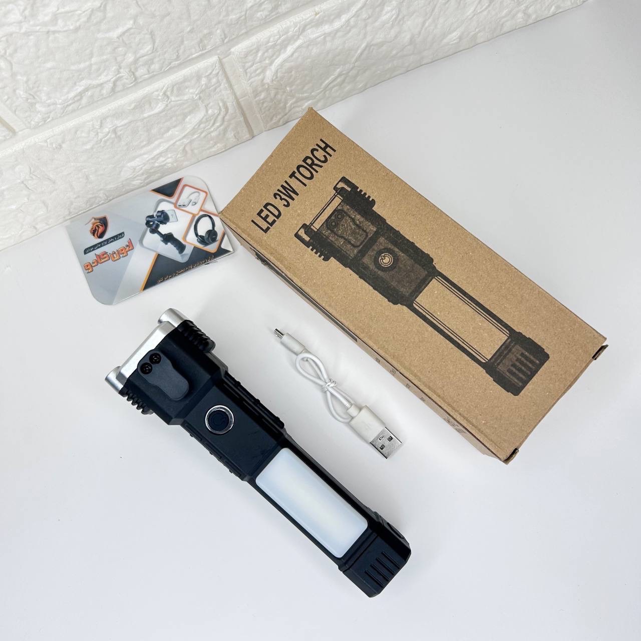 چراغ قوه اضطراری LED 3W TORCH