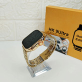 ساعت هوشمند مدل Hk9 Ultra Gold اسمارت واچ هوشمند طلایی همراه با ضمانت