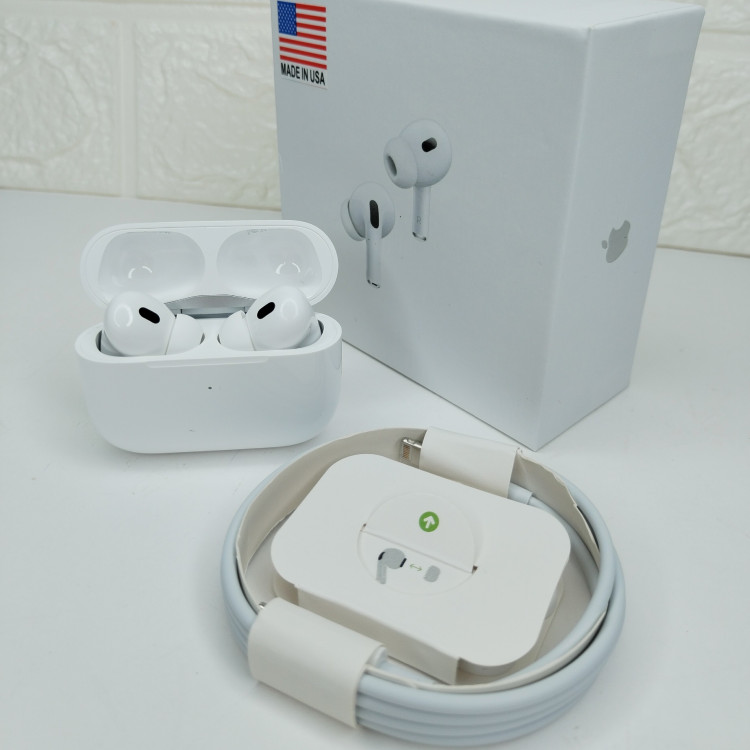 ایرپاد پرو 2 اپل اروجینال ساخته شده در آمریکا دارای اسپیکر کیفیت صدا و بیس عالی Airpodspro2
