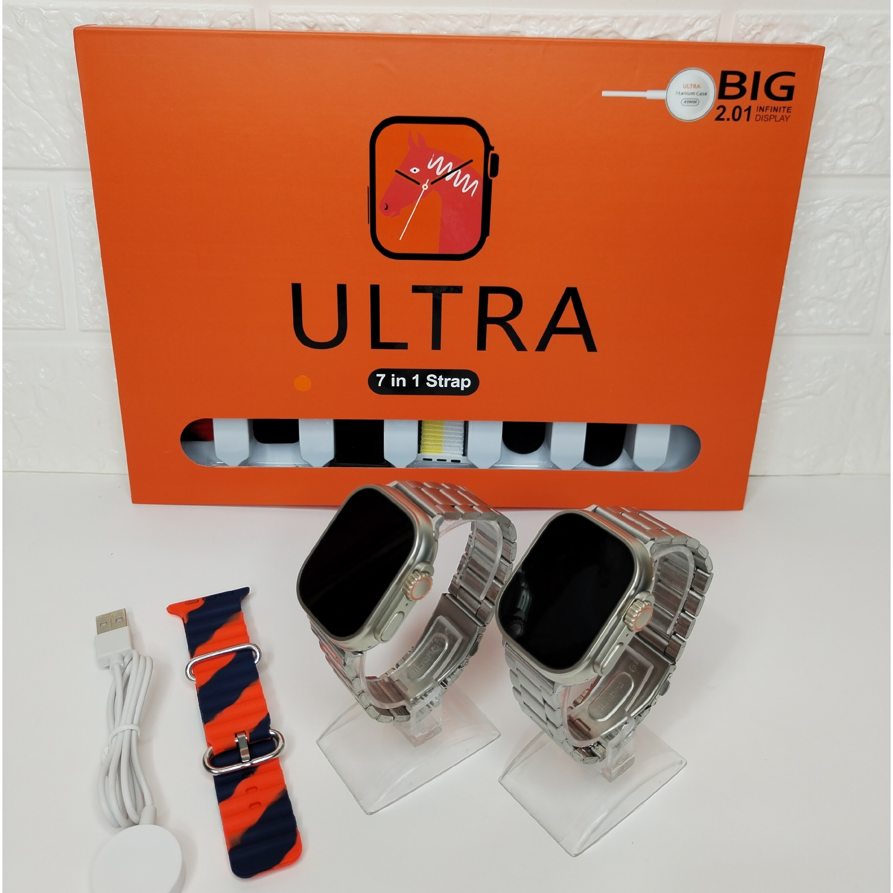 ساعت هوشمند اپل واچ مدل ULTRA MAX 7 IN 1 هفت بند فروش به صورت تکی به قیمت عمده