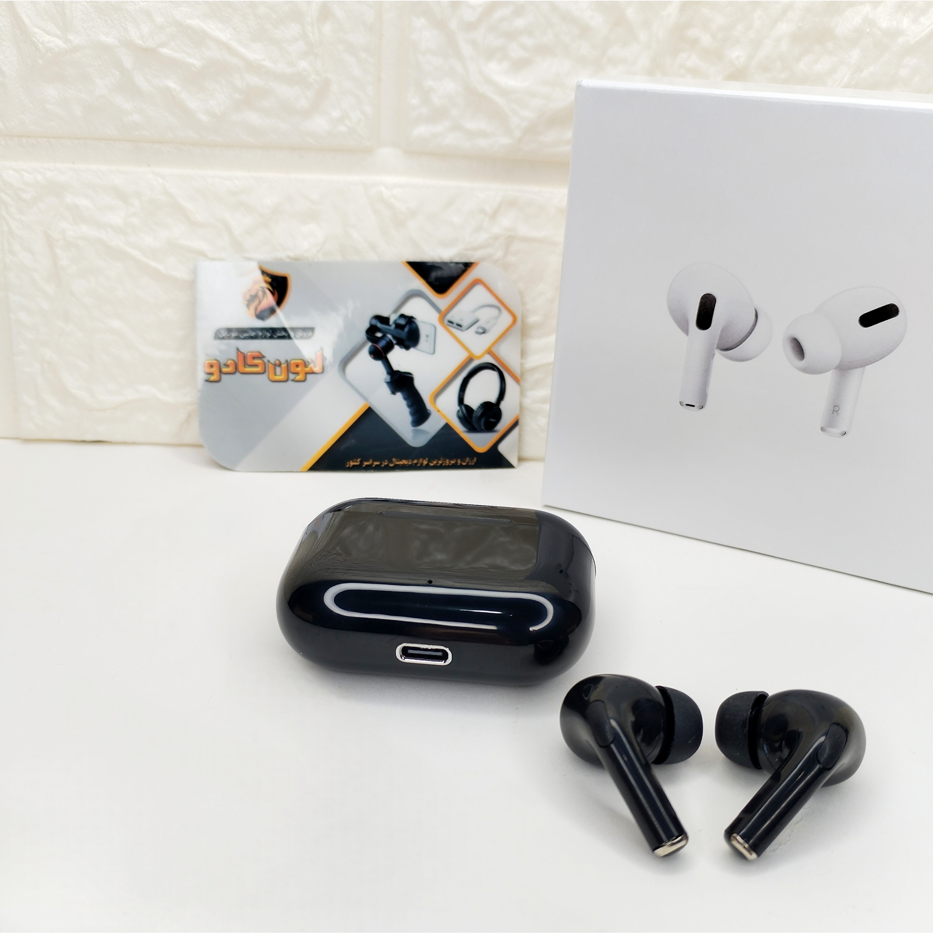 ایرپاد پرو بلوتوثی لمسی پاور بانک دار مناسب موزیک مکالمه ورزش کیفیت عالی AirPod Pro
