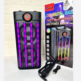 اسپیکر بلوتوثی سینگ ای پارتی باکس طرح چوب رقص نور RGB + میکروفون بمب رم خور فلش خور قابل حمل میکروفون دار(پس کرایه)