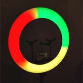 رینگ لایت RGB سایز 45 ریموت دار به همراه پایه 2 متری طیف رنگی فول
