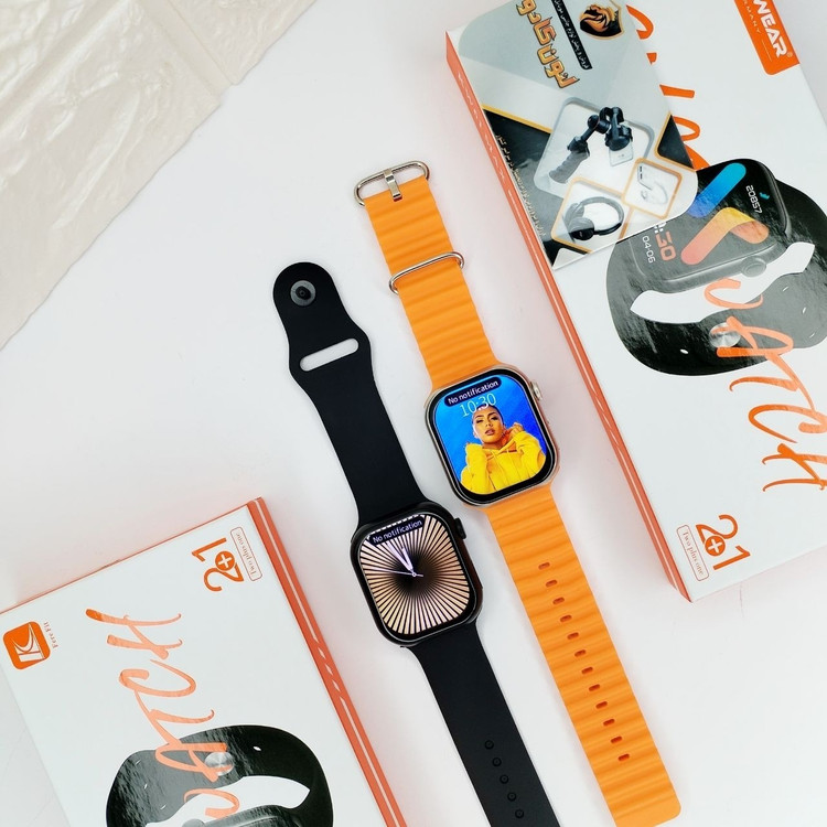 ساعت هوشمند 2 بند KEQIWEAR سری 10 کیفیت فوق العاده